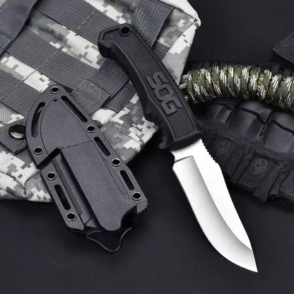 FK1001 Utility Outdoor Exploration Pocket Fixed Blade Multi-Use Camping Adventure EDC Knife Cutting Tools Extremely Sharp Compact Straight Knife Fruit Cutting Tool