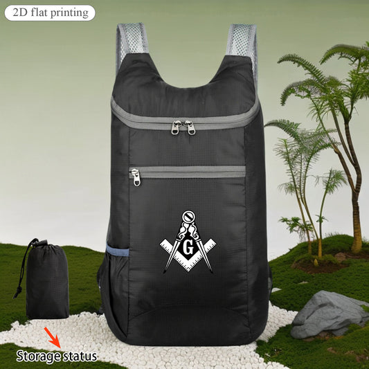 A Portable And Foldable Storage Backpack