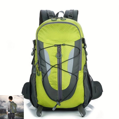 Multi-functional Camping Gear with Reflective Strips | Ergonomic Hiking Backpack, Breathable Mesh Pockets, Durable Softshell Material, Premium Zippers, Outdoor Rock Climbing Travel Pack, Christmas & Birthday Gift Recommendation