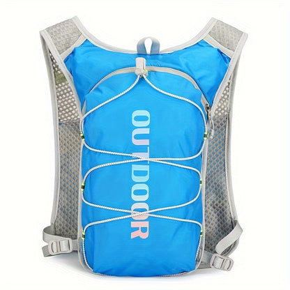 New Reflective Off-Road Cycling And Running Backpack for Men And Women, Ultra-Lightweight Outdoor Hydration Pack, 3.17gal Supply Bag for Hiking, Thin And Lightweight