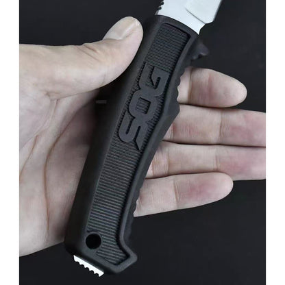 FK1001 Utility Outdoor Exploration Pocket Fixed Blade Multi-Use Camping Adventure EDC Knife Cutting Tools Extremely Sharp Compact Straight Knife Fruit Cutting Tool