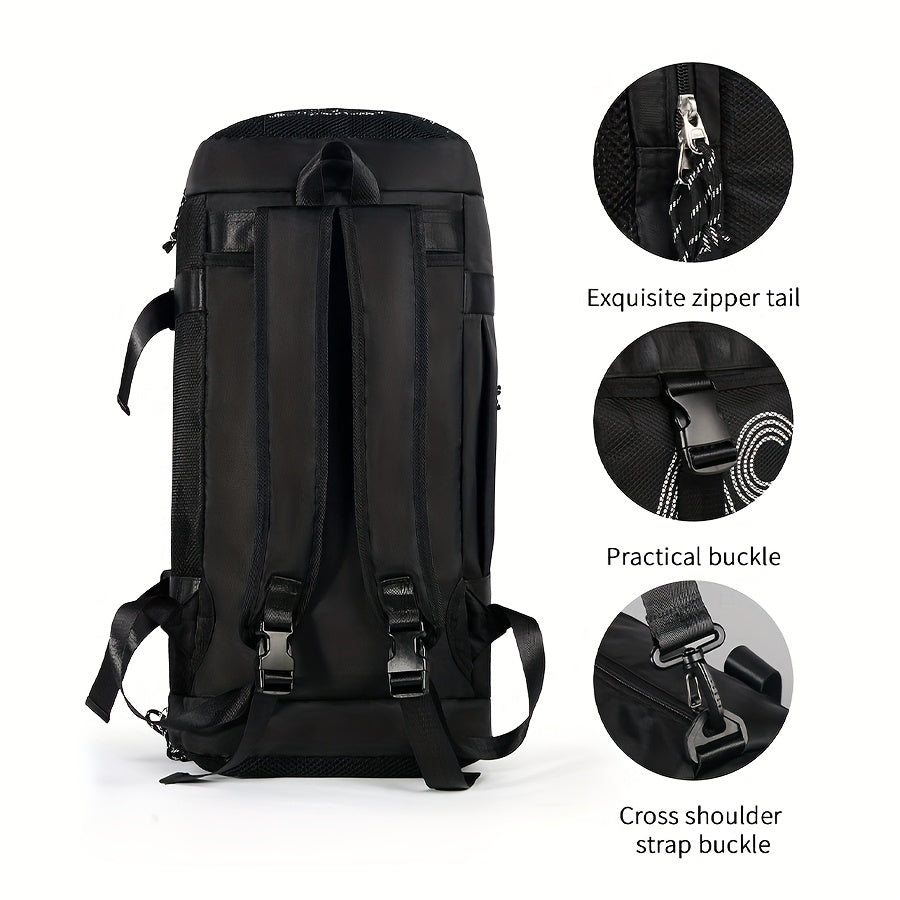 10.57gal Large Capacity Lightweight Outdoor Travel Backpack for Men & Women - Durable Hiking Backpack with Multiple Compartments, Adjustable Shoulder Straps & Sling Carry Option, Commuter Backpack for Commuting, Vacation, Sports, Backpack for Travel