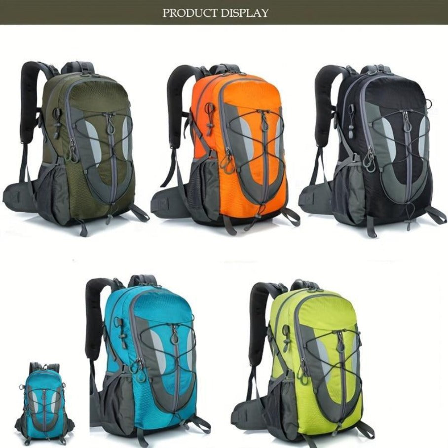 Multi-functional Camping Gear with Reflective Strips | Ergonomic Hiking Backpack, Breathable Mesh Pockets, Durable Softshell Material, Premium Zippers, Outdoor Rock Climbing Travel Pack, Christmas & Birthday Gift Recommendation