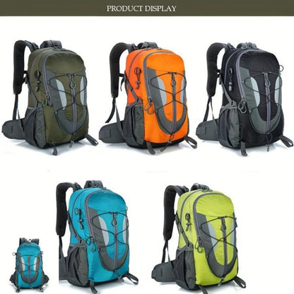 Multi-functional Camping Gear with Reflective Strips | Ergonomic Hiking Backpack, Breathable Mesh Pockets, Durable Softshell Material, Premium Zippers, Outdoor Rock Climbing Travel Pack, Christmas & Birthday Gift Recommendation