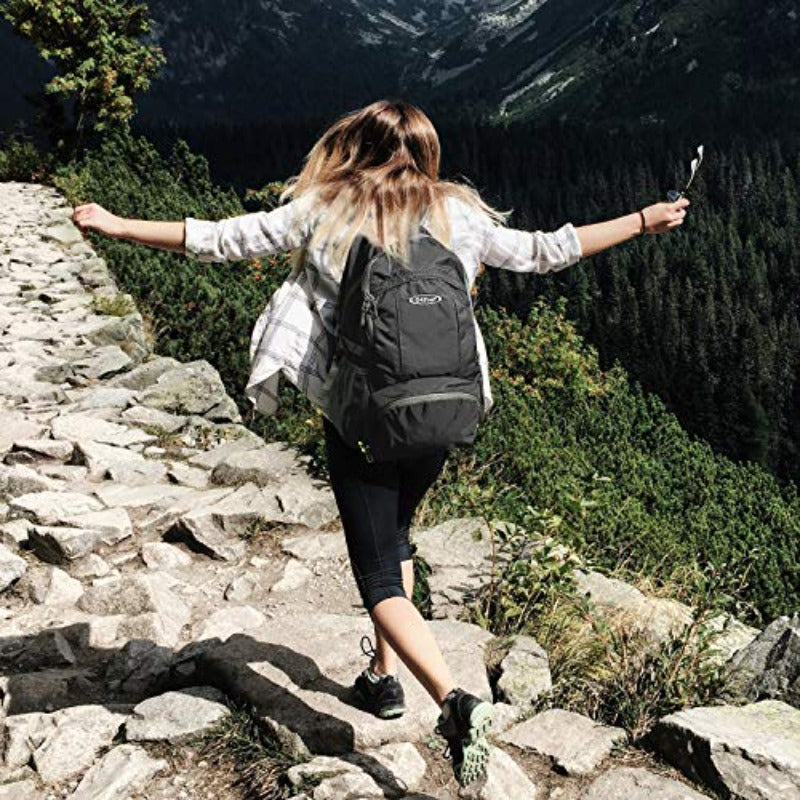 40L Lightweight Packable Hiking Backpack Waterproof Travel Daypack+ 62inch Portable Golf Umbrella Automatic Open Large Oversize Vented Double Canopy Windproof Waterproof Sport Umbrellas