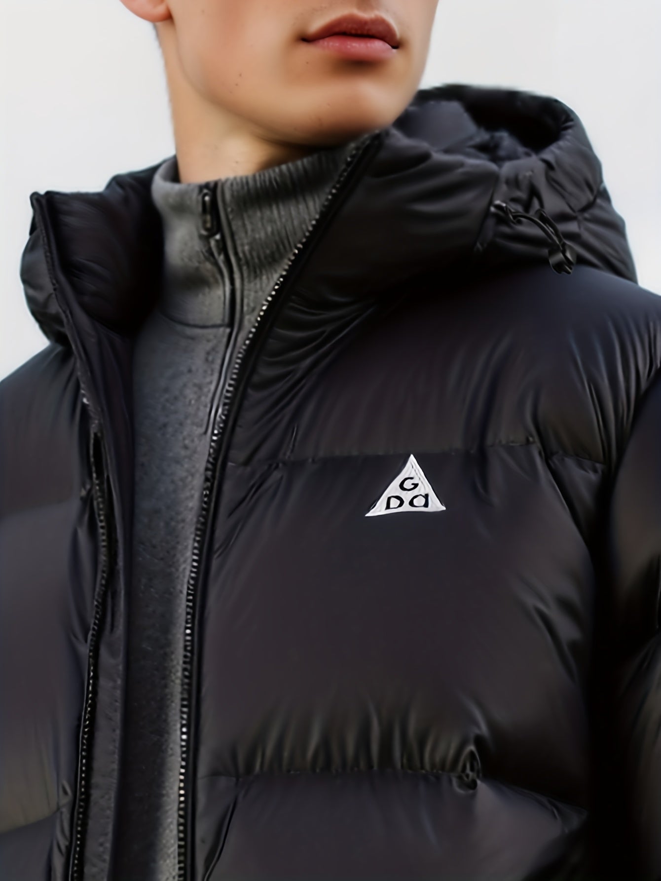 Men'S Hooded Short Down Jacket | Warm, Thick, Windproof, Suitable for Hiking and Mountaineering, Available in Multiple Sizes, Perfect for Outdoor Winter Activities