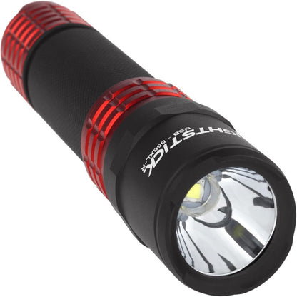 USB - 558XL - R Metal USB Rechargeable Multi - Function Tactical Flashlight - Red
