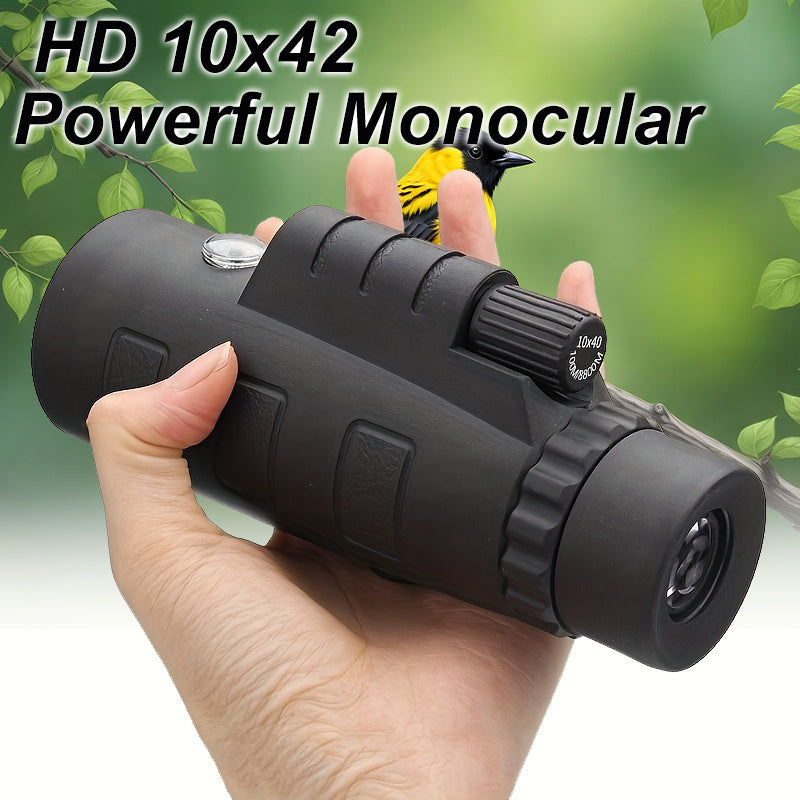 Adult Monocular Telescope, Outdoor Portable Monocular Telescope, High-Definition Compact Telescope, Hiking Gear for Mountaineering, Hiking, Camping, Bird Watching, and Exploration