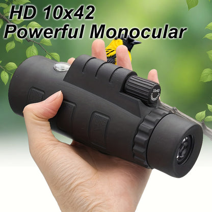 Adult Monocular Telescope, Outdoor Portable Monocular Telescope, High-Definition Compact Telescope, Hiking Gear for Mountaineering, Hiking, Camping, Bird Watching, and Exploration