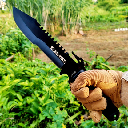 Knife Home Multipurpose Knife Outdoor Camping Portable Knife High Carbon Steel Integrated Thickened Dragon Bone Knife Precision Grinding Collection Gift Knife Home Kitchen Knife Kitchen Cooking Knife