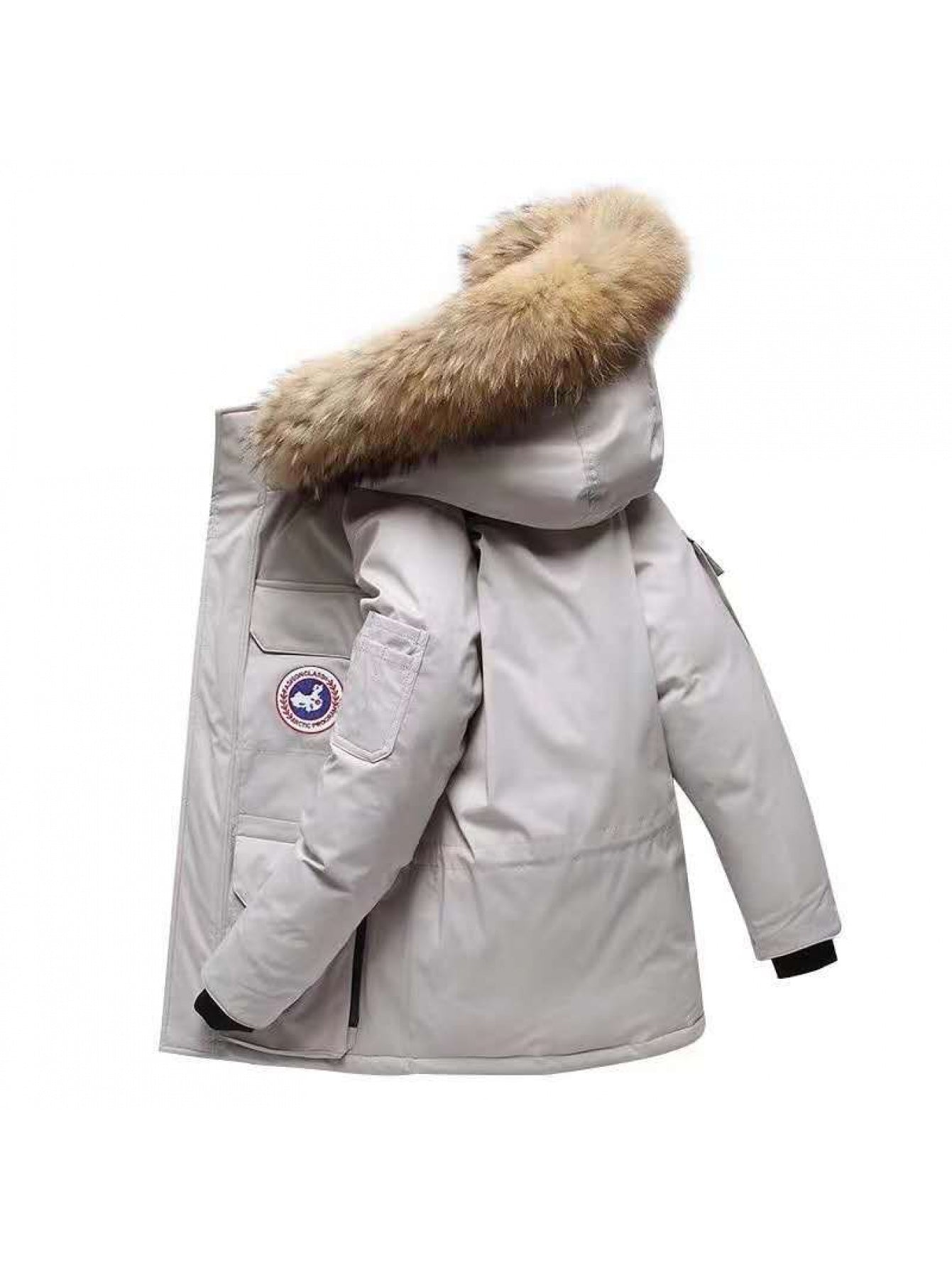 Short Down Jacket Canadian Down Jacket Workwear Thickened Warm Men's Winter Coat
