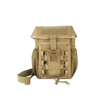 1000D Heavy-Duty Tactical MOLLE System Backpack\Gear Compatible Water Bottle & EDC Bag - Medical Pouch with MOLLE Webbing, Buckles & Zippers Closure for Hiking, Camping,First Aid (Black) - Durable Outdoor Storage