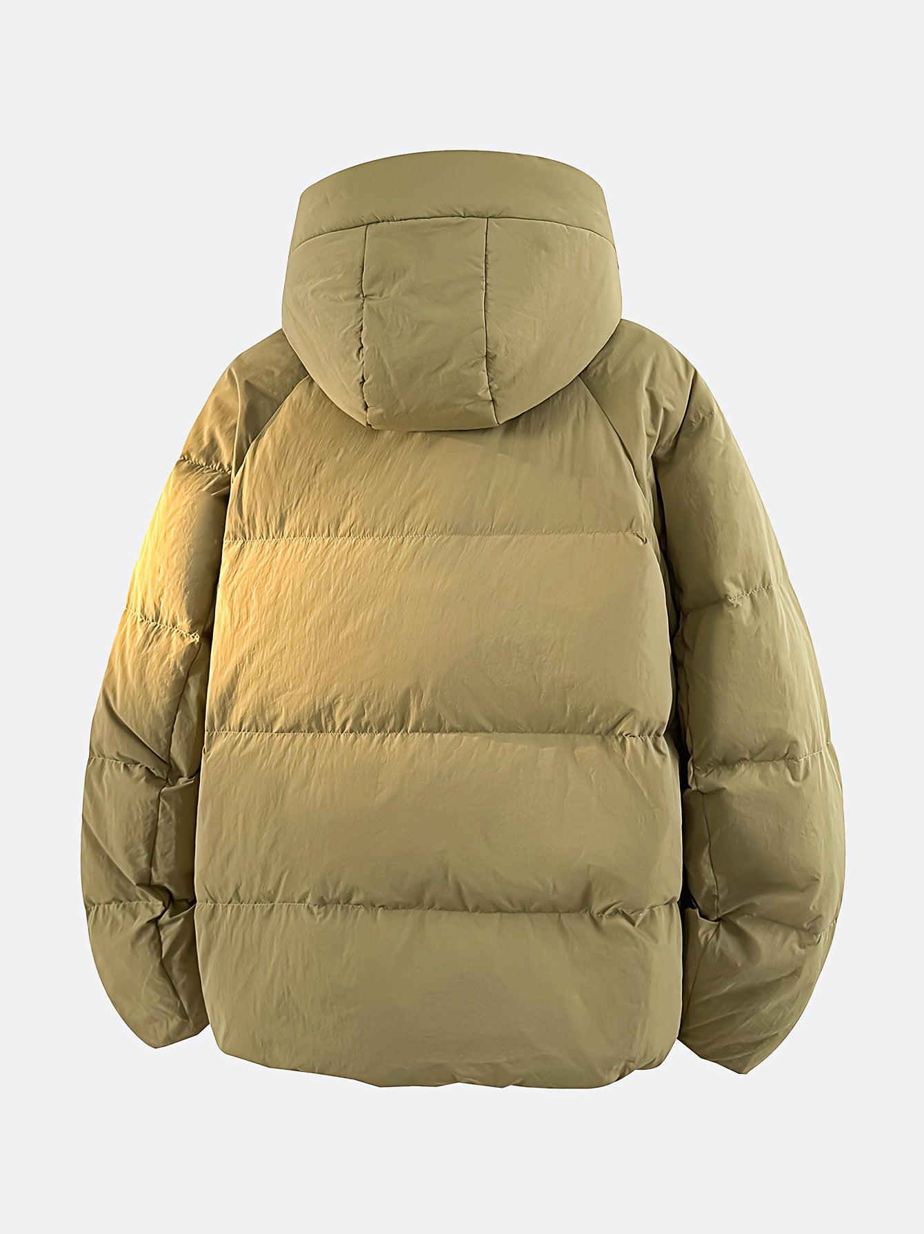 Men's And Women's Outdoor Down Jacket, Winter Heavyweight 90 Down Coat Outfit, Hooded Drawstring Shoulder Sleeve Logo, Thick Windproof Coat, Men's Ski Jacket, Ideal Choice for Mountaineering And Skiing, Insulated Warm Winter Wear