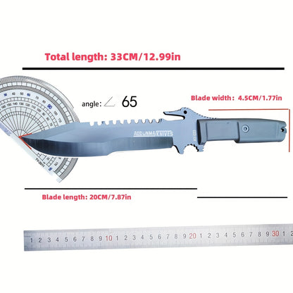 Knife Home Multipurpose Knife Outdoor Camping Portable Knife High Carbon Steel Integrated Thickened Dragon Bone Knife Precision Grinding Collection Gift Knife Home Kitchen Knife Kitchen Cooking Knife