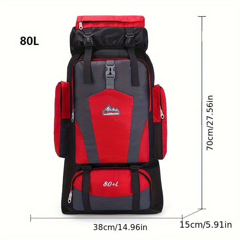 Leisure Hiking Backpack, Large Capacity And Multiple Pockets Men's And Women's Outdoor Hiking And Camping Backpack, Laptop Bag