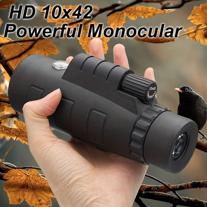Adult Monocular Telescope, Outdoor Portable Monocular Telescope, High-Definition Compact Telescope, Hiking Gear for Mountaineering, Hiking, Camping, Bird Watching, and Exploration