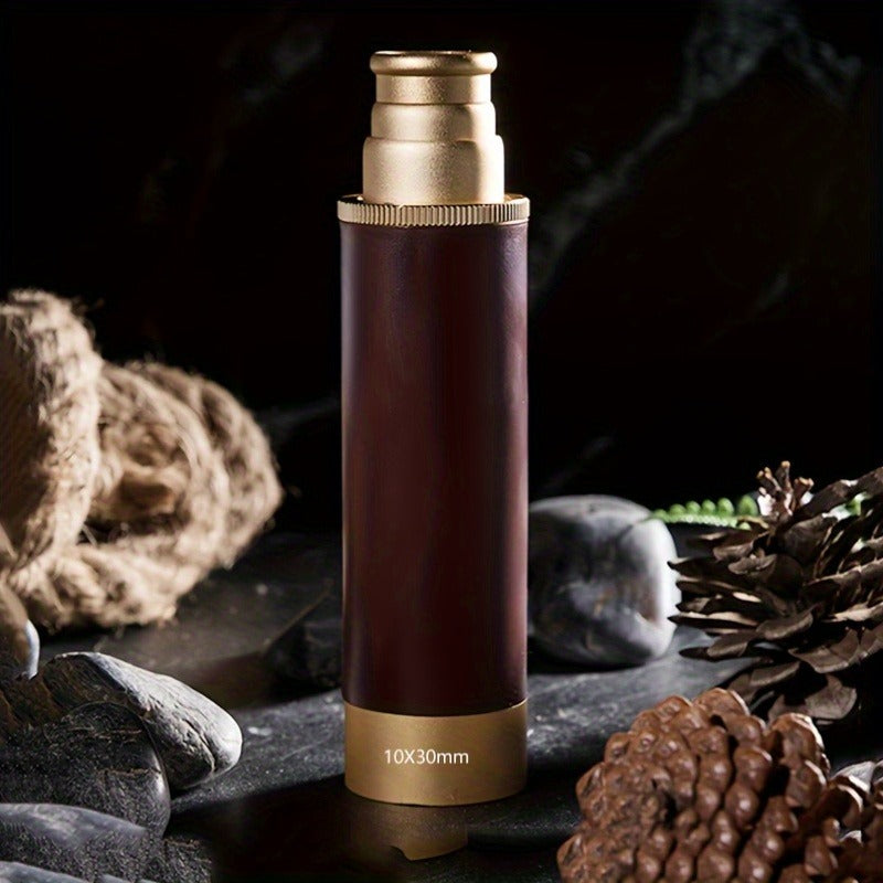 1pc HD 10X30 Monocular Telescope - High Power 10X Magnification & 30mm Objective Lens, Manual Focus Portable Spy for Bird Watching, Hunting, Stargazing, Compact Telescopic Sight