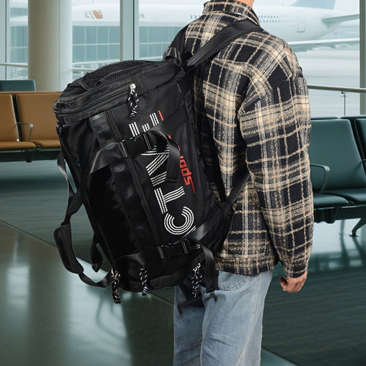 10.57gal Large Capacity Lightweight Outdoor Travel Backpack for Men & Women - Durable Hiking Backpack with Multiple Compartments, Adjustable Shoulder Straps & Sling Carry Option, Commuter Backpack for Commuting, Vacation, Sports, Backpack for Travel