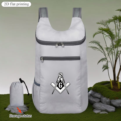 A Portable And Foldable Storage Backpack