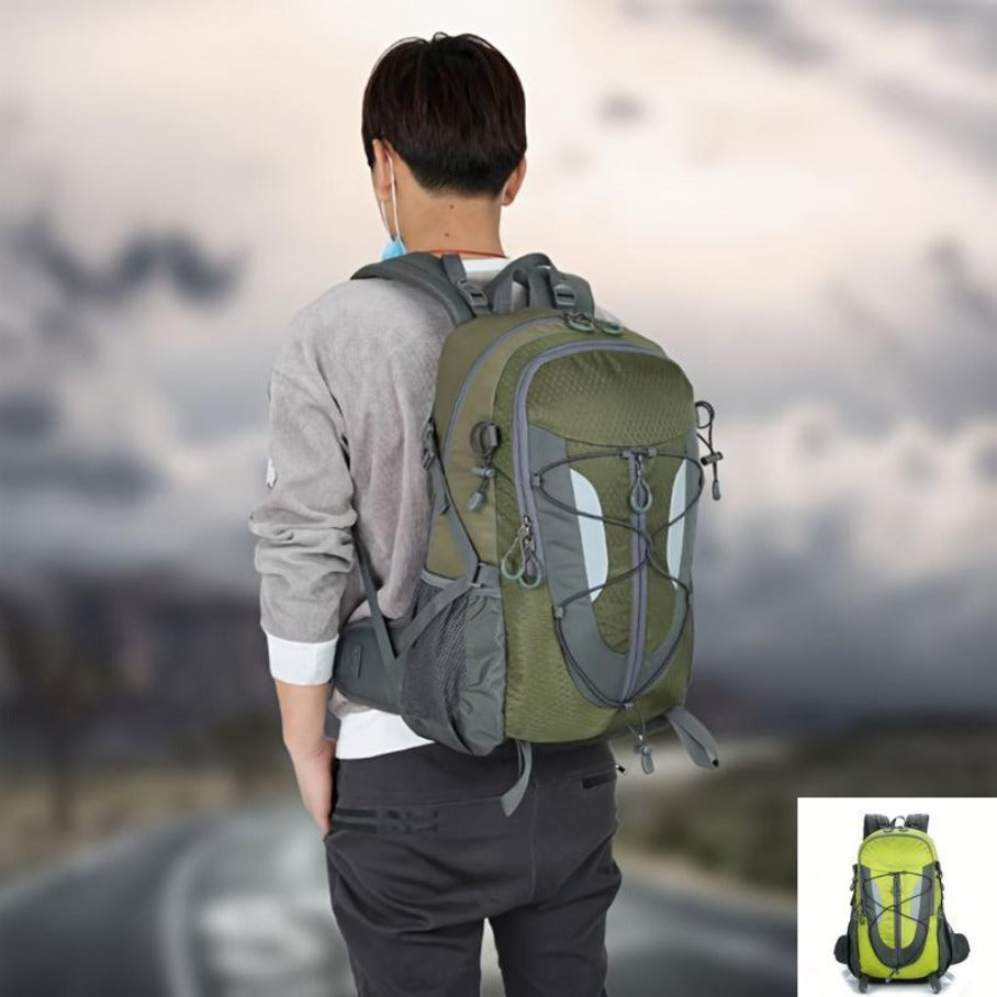 Multi-functional Camping Gear with Reflective Strips | Ergonomic Hiking Backpack, Breathable Mesh Pockets, Durable Softshell Material, Premium Zippers, Outdoor Rock Climbing Travel Pack, Christmas & Birthday Gift Recommendation