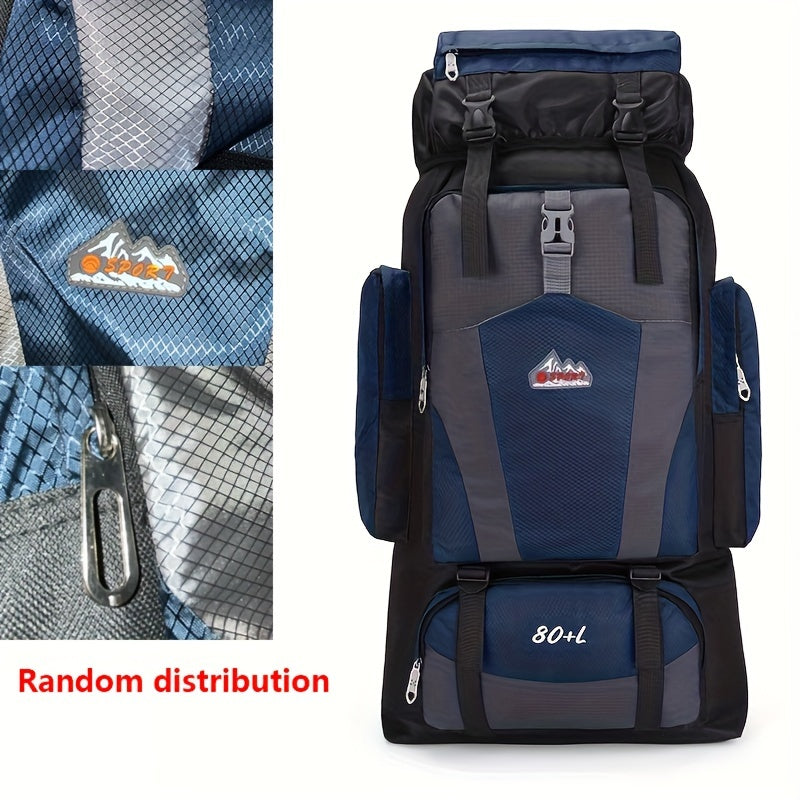 Leisure Hiking Backpack, Large Capacity And Multiple Pockets Men's And Women's Outdoor Hiking And Camping Backpack, Laptop Bag