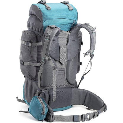 Walker 65 Litres Rucksack Internal Frame with Metal Rod Rain Cover Bottom Opening Laptop Section, Travel Rucksack, Camping Essentials, Sporty Design, Functional Storage, Laptop Backpack, Hikers And Trekkers