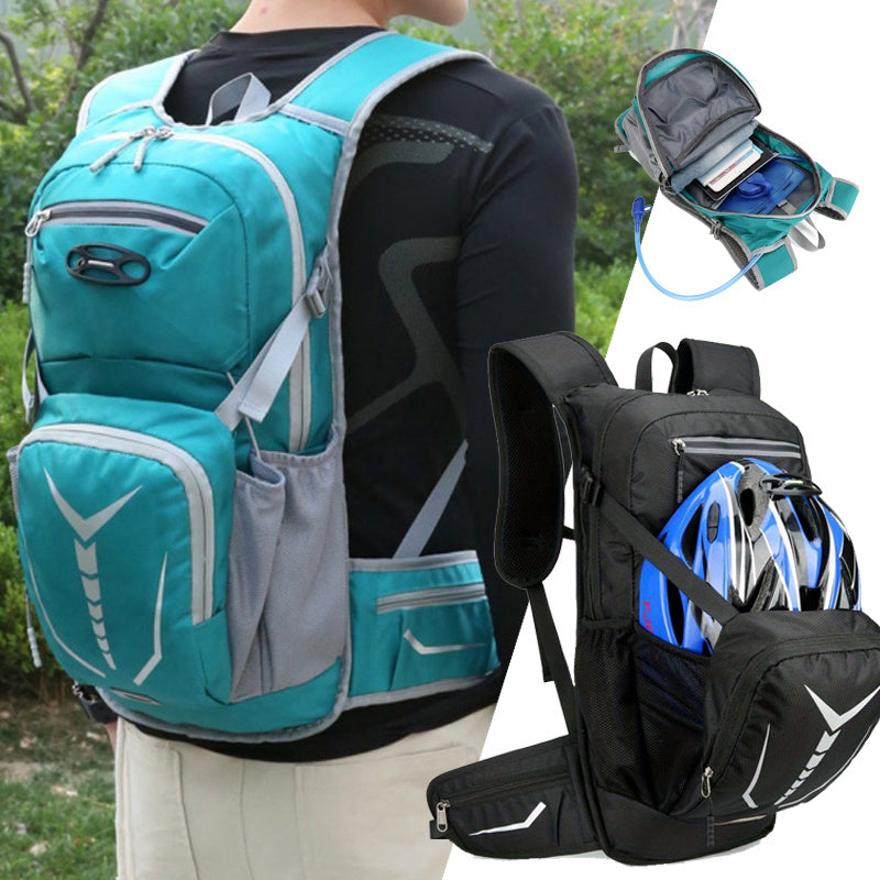 1pc 10.04gal Outdoor Backpack - Lightweight Foldable Hiking Backpack Suitable for Traviling, Camping & Cycling, Oxford Fabric with Zippered Compartments &, Ideal for, Travel