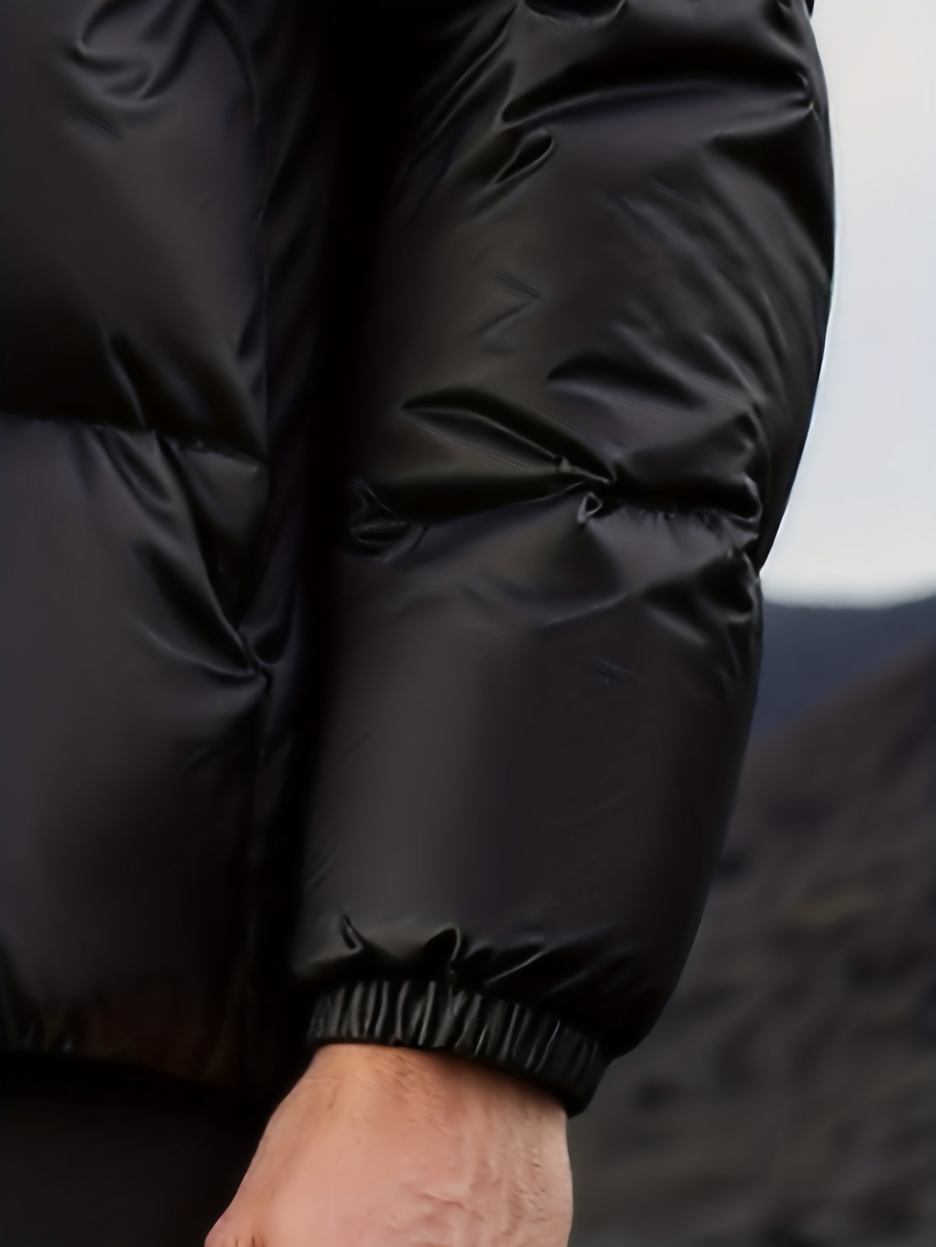 Men'S Hooded Short Down Jacket | Warm, Thick, Windproof, Suitable for Hiking and Mountaineering, Available in Multiple Sizes, Perfect for Outdoor Winter Activities