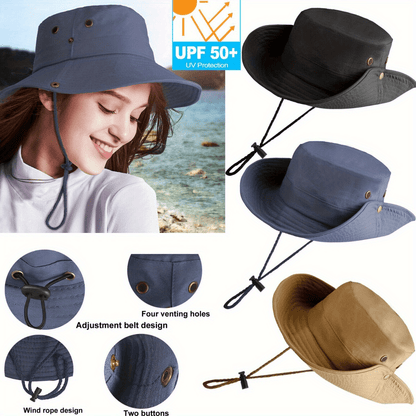 2 Pack Packable Sun Protection Quick-Dry Fishing Hiking Travel Bucket Cap Ideal for Summer Outdoor Activities like Fishing & Hiking