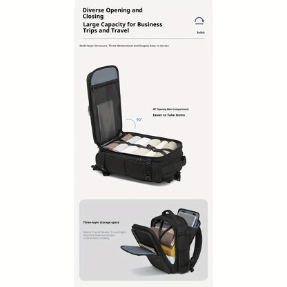 Men'S Stylish Multifunctional Backpack, a Large Capacity Bag for Outdoor Sports And Travel, Featuring a Three-In-One Detachable Design