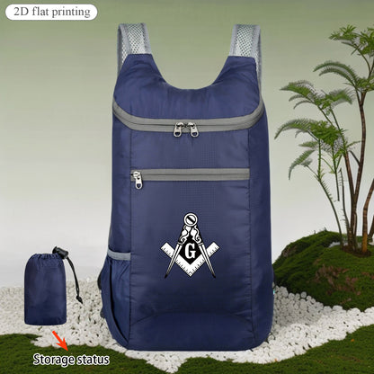 A Portable And Foldable Storage Backpack