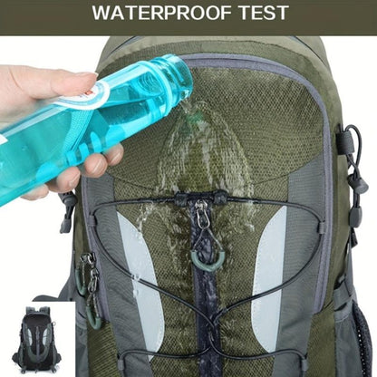 Multi-functional Camping Gear with Reflective Strips | Ergonomic Hiking Backpack, Breathable Mesh Pockets, Durable Softshell Material, Premium Zippers, Outdoor Rock Climbing Travel Pack, Christmas & Birthday Gift Recommendation