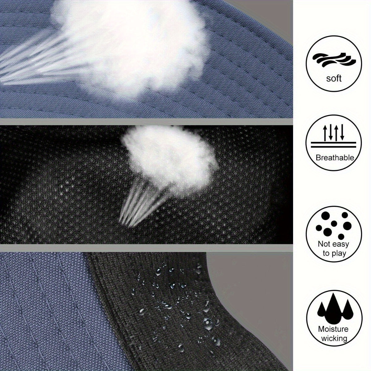 2 Pack Packable Sun Protection Quick-Dry Fishing Hiking Travel Bucket Cap Ideal for Summer Outdoor Activities like Fishing & Hiking