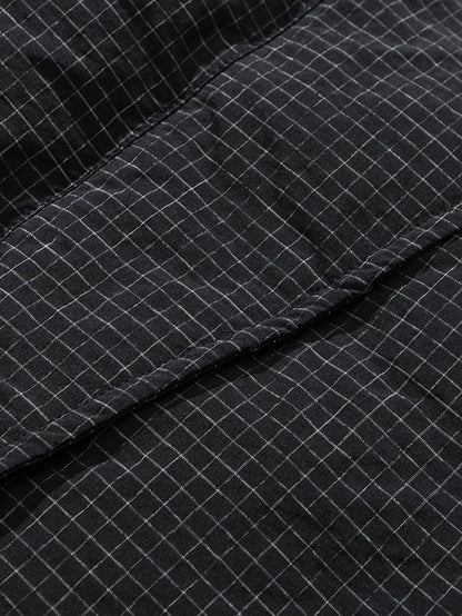 Heavy-Duty Winter Warmth, Hooded Outer with Button Closure, Loose-Fit Cold Weather Coat for Skiing, Snowboarding & Outdoor Activities