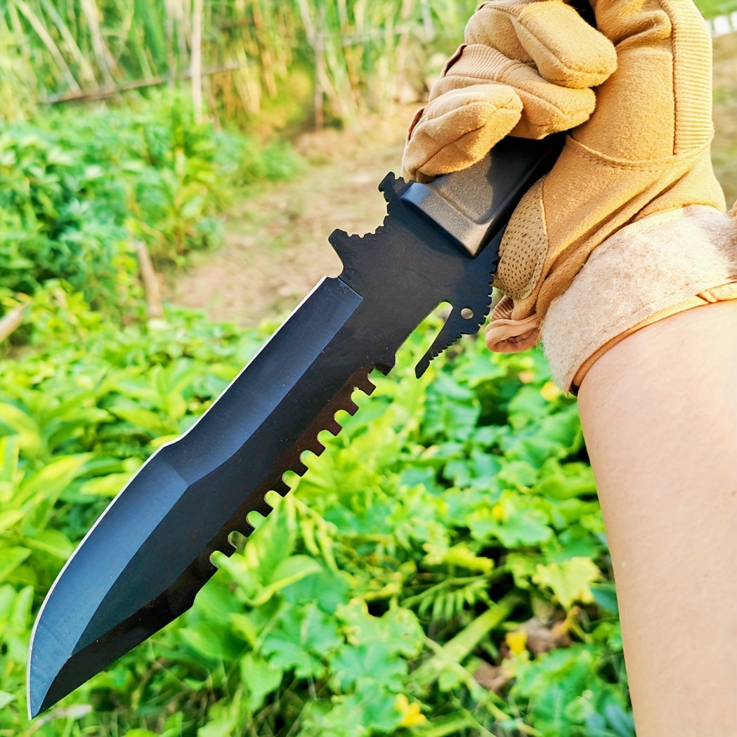 Knife Home Multipurpose Knife Outdoor Camping Portable Knife High Carbon Steel Integrated Thickened Dragon Bone Knife Precision Grinding Collection Gift Knife Home Kitchen Knife Kitchen Cooking Knife