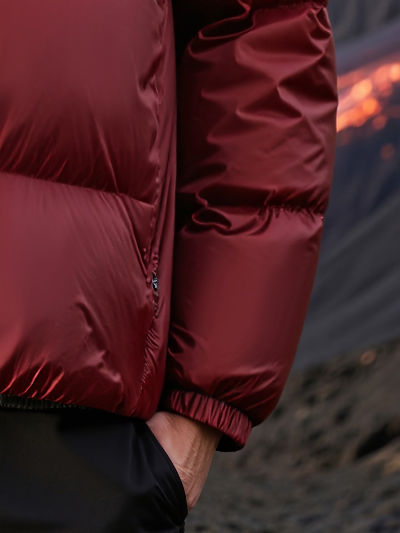 Men'S Hooded Short Down Jacket | Warm, Thick, Windproof, Suitable for Hiking and Mountaineering, Available in Multiple Sizes, Perfect for Outdoor Winter Activities