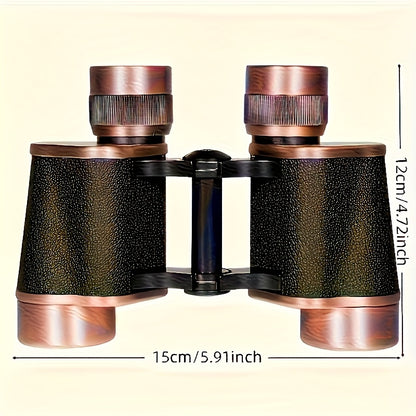 30mm Objective Portable Folding Telescope with Fixed Focus, Heavy-Duty Metal Optics for Stargazing, Bird Watching & Amateur Astronomy - Compact for long-Distance Viewing up to 8X Magnification