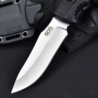 FK1001 Utility Outdoor Exploration Pocket Fixed Blade Multi-Use Camping Adventure EDC Knife Cutting Tools Extremely Sharp Compact Straight Knife Fruit Cutting Tool